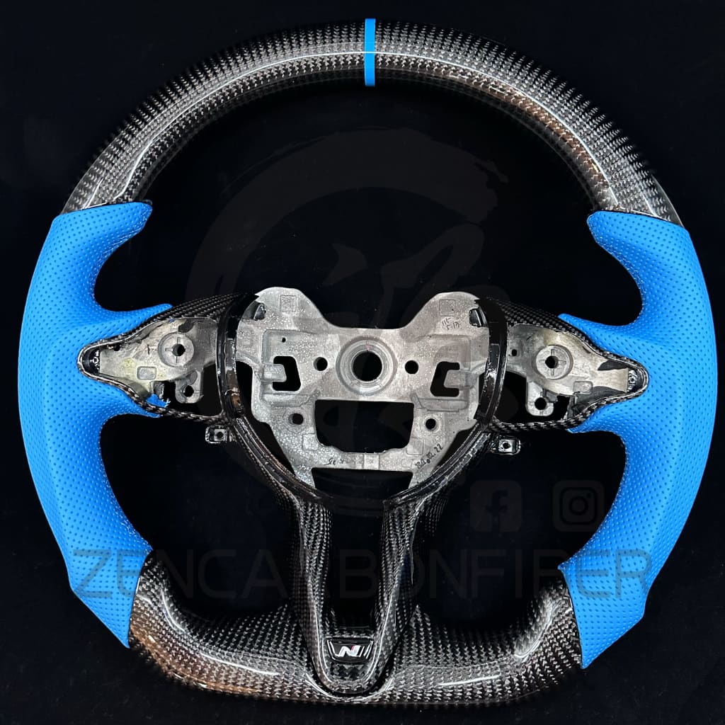 2019+ Hyundai Elantra N/Veloster N/I30 N/Kona N Carbon Fiber Steering Wheel