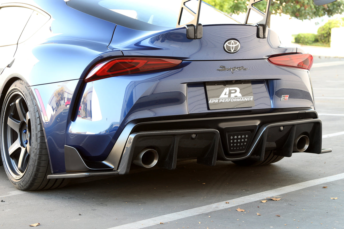 Carbon Fiber Toyota Supra A90/91 Rear Bumper Skirts 2020-2023