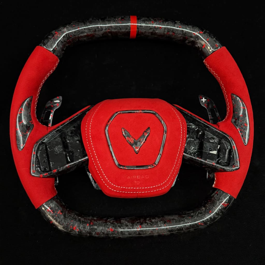 2020+ Chevrolet C8 Corvette Carbon Fiber Steering Wheel