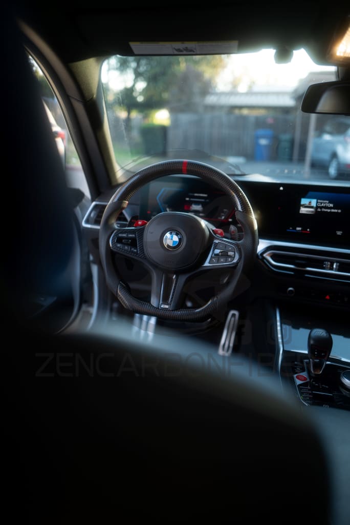 2018-2025 BMW X3M/X4M/X5M/X6M Carbon Fiber Steering Wheel