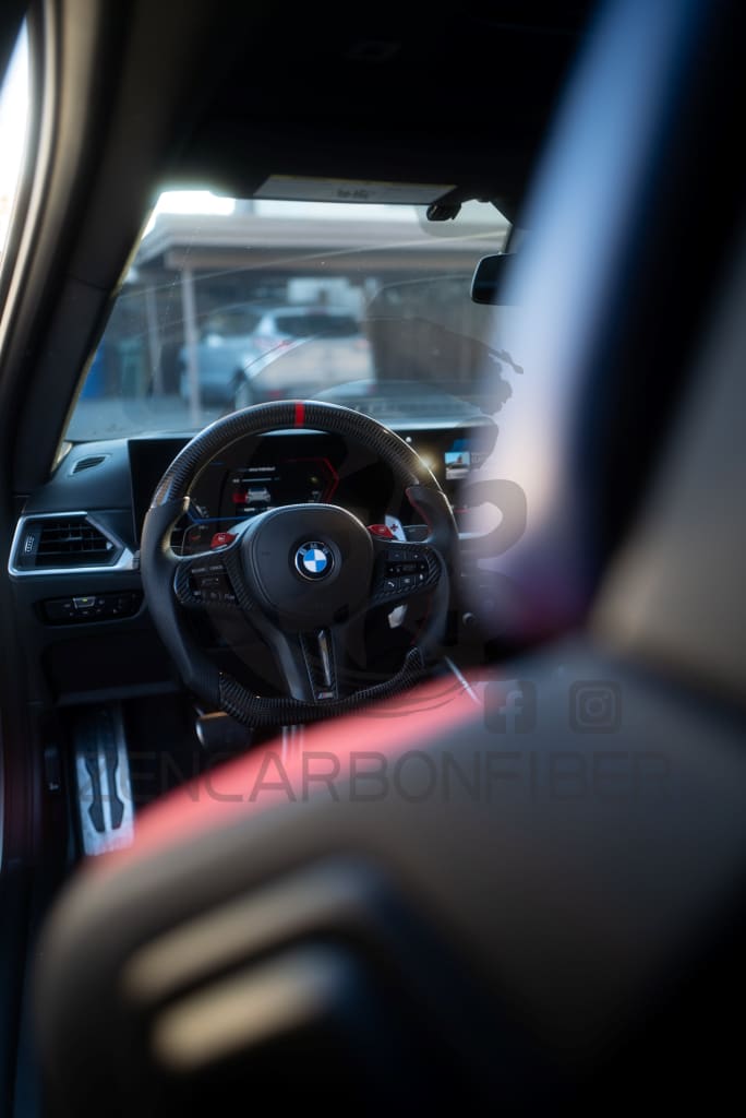 2018-2025 BMW X3M/X4M/X5M/X6M Carbon Fiber Steering Wheel