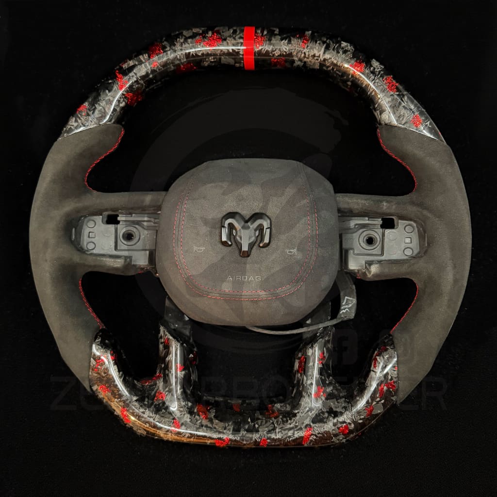 2021-2024 Dodge RAM TRX/GT Carbon Fiber Steering Wheel