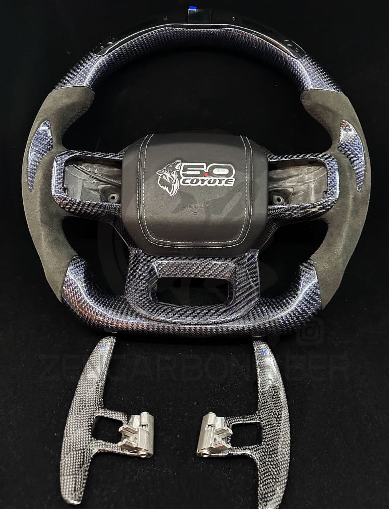 2021+ Ford F150 Raptor Carbon Fiber Steering Wheel