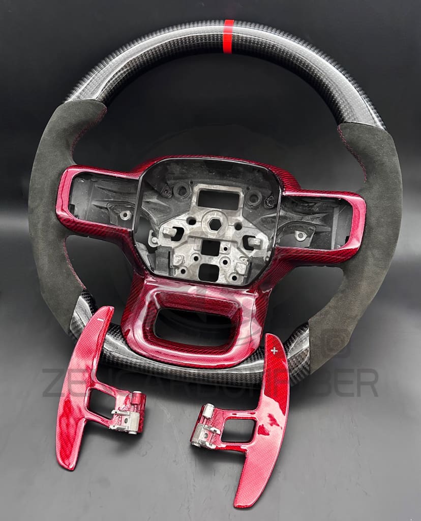 2021+ Ford F150 Raptor Carbon Fiber Steering Wheel