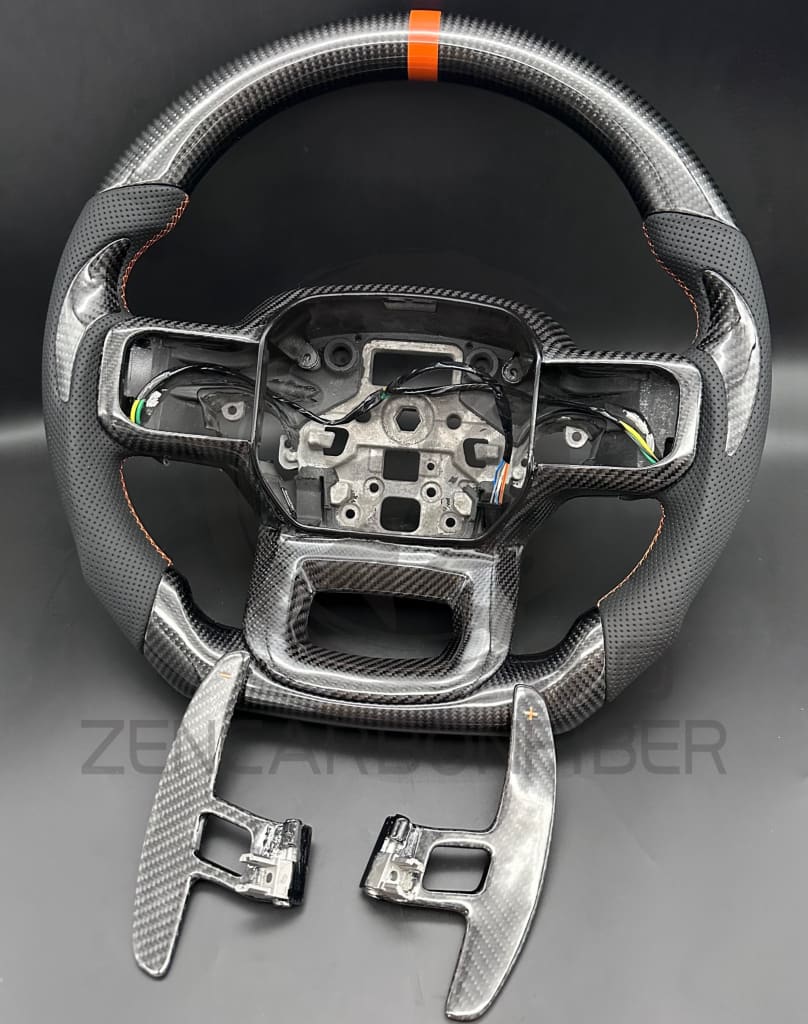 2021+ Ford F150 Raptor Carbon Fiber Steering Wheel