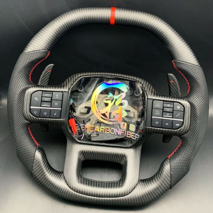 2021+ Ford F150 Raptor Carbon Fiber Steering Wheel