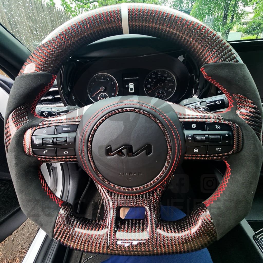 2021+ KIA K5 Carbon Fiber Steering Wheel