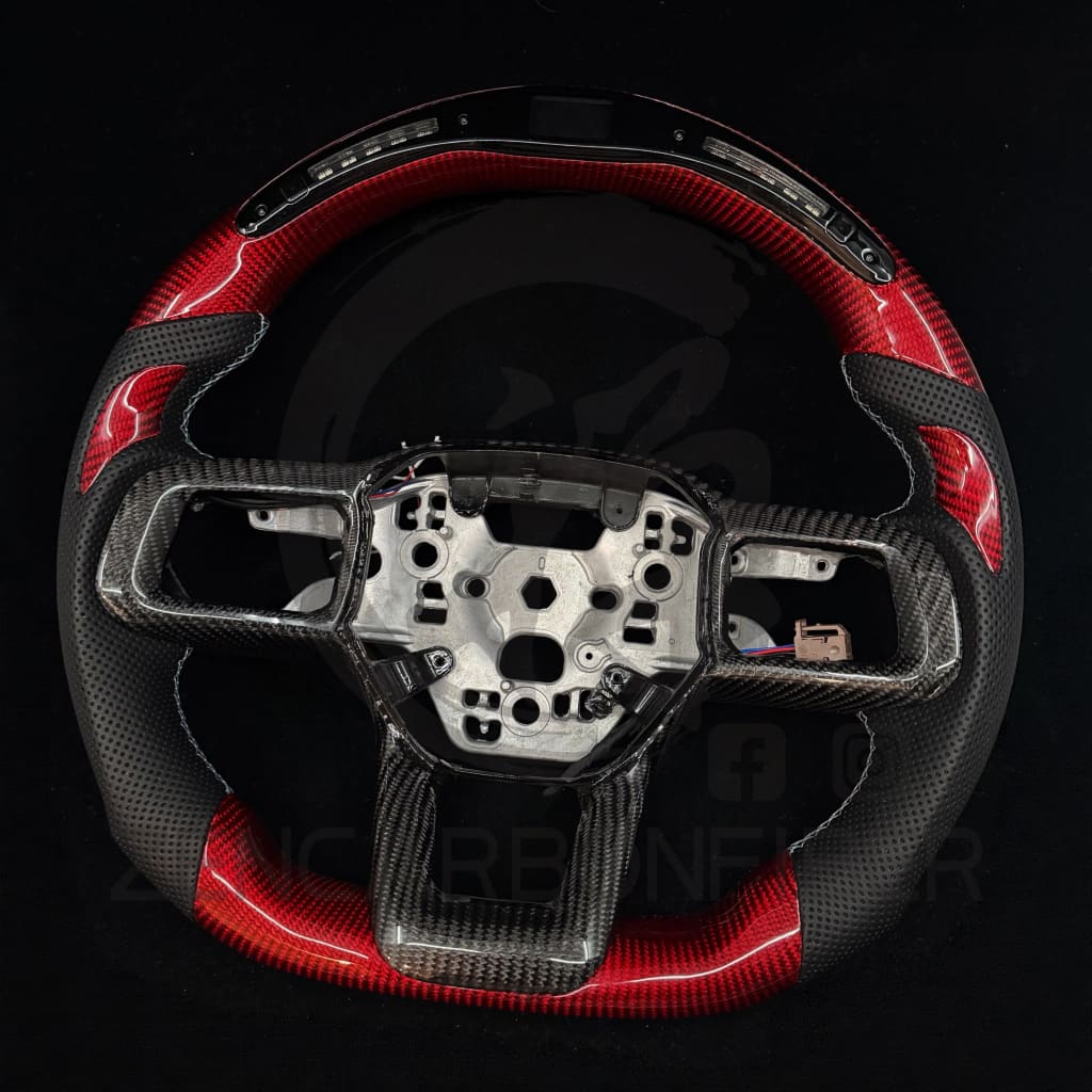 2024+ Ford Mustang S650 Carbon Fiber Steering Wheel