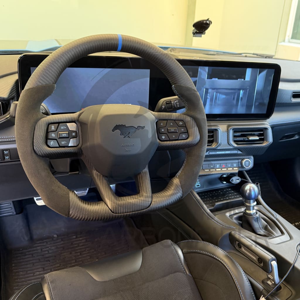 2024+ Ford Mustang S650 Carbon Fiber Steering Wheel