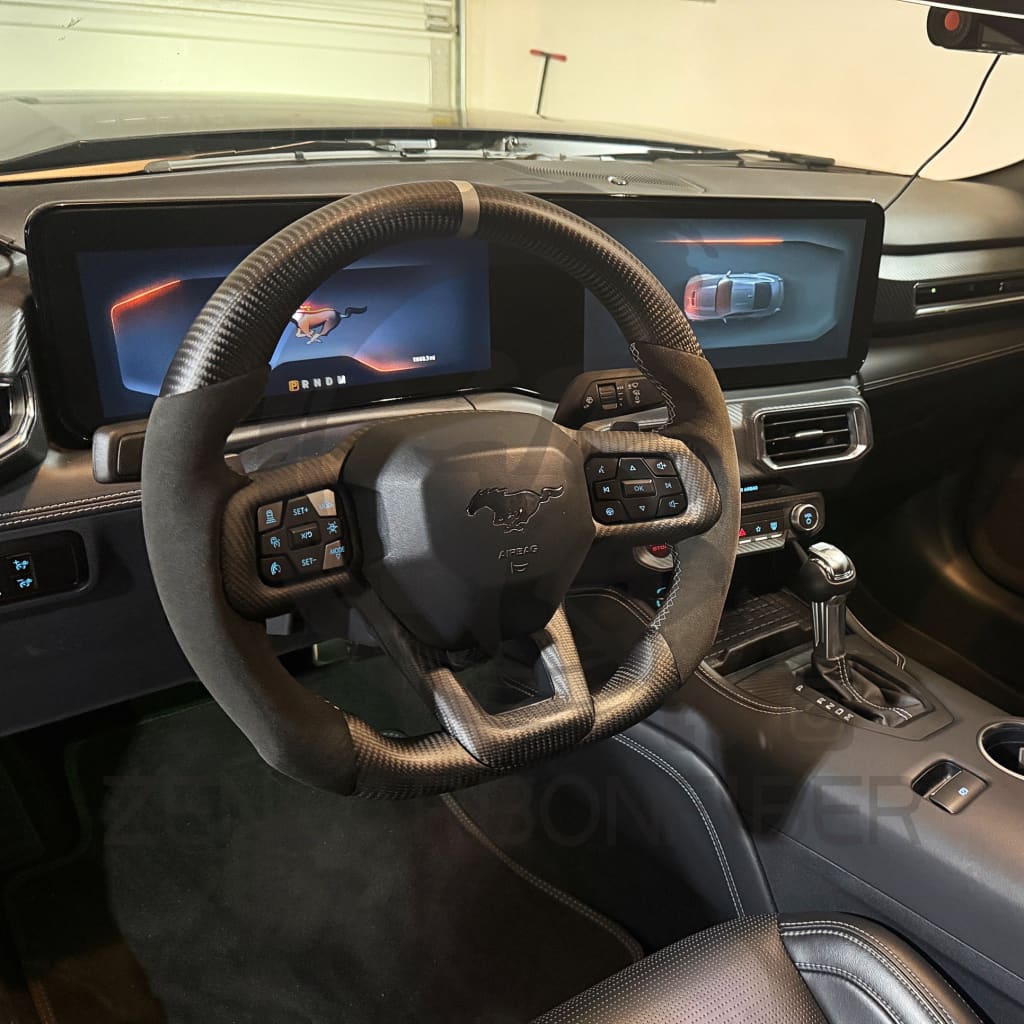 2024+ Ford Mustang S650 Carbon Fiber Steering Wheel