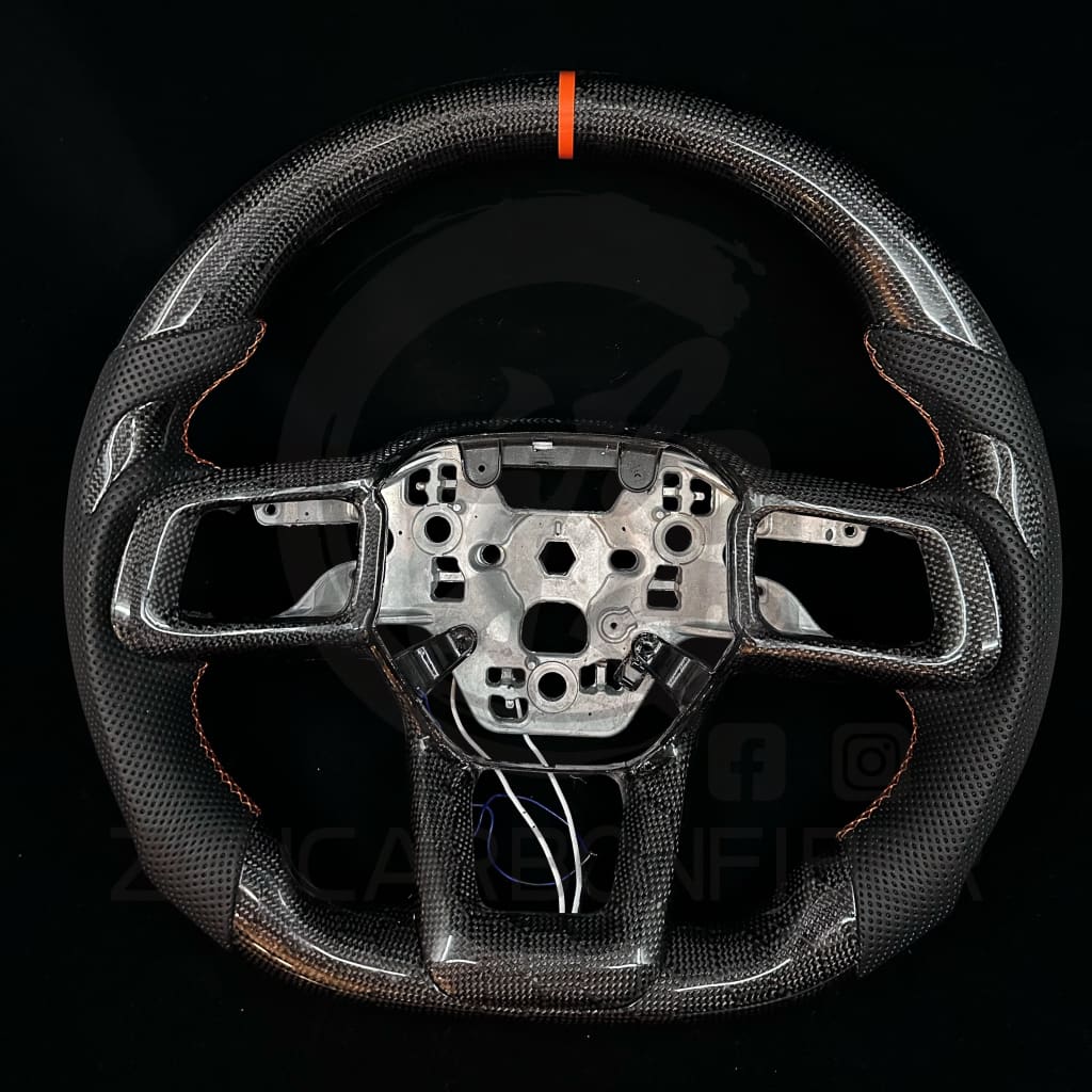 2024+ Ford Mustang S650 Carbon Fiber Steering Wheel
