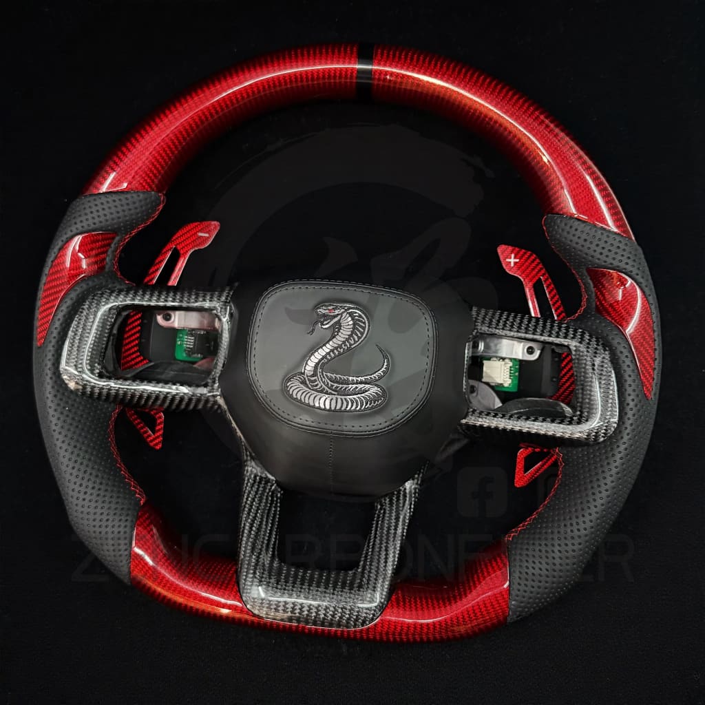 2024+ Ford Mustang S650 Carbon Fiber Steering Wheel