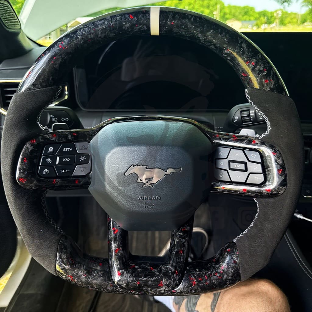2024+ Ford Mustang S650 Carbon Fiber Steering Wheel