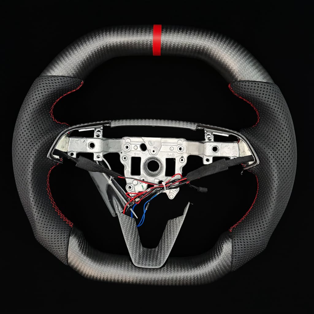 2024+ Tesla Model 3/Y Carbon Fiber Steering Wheel