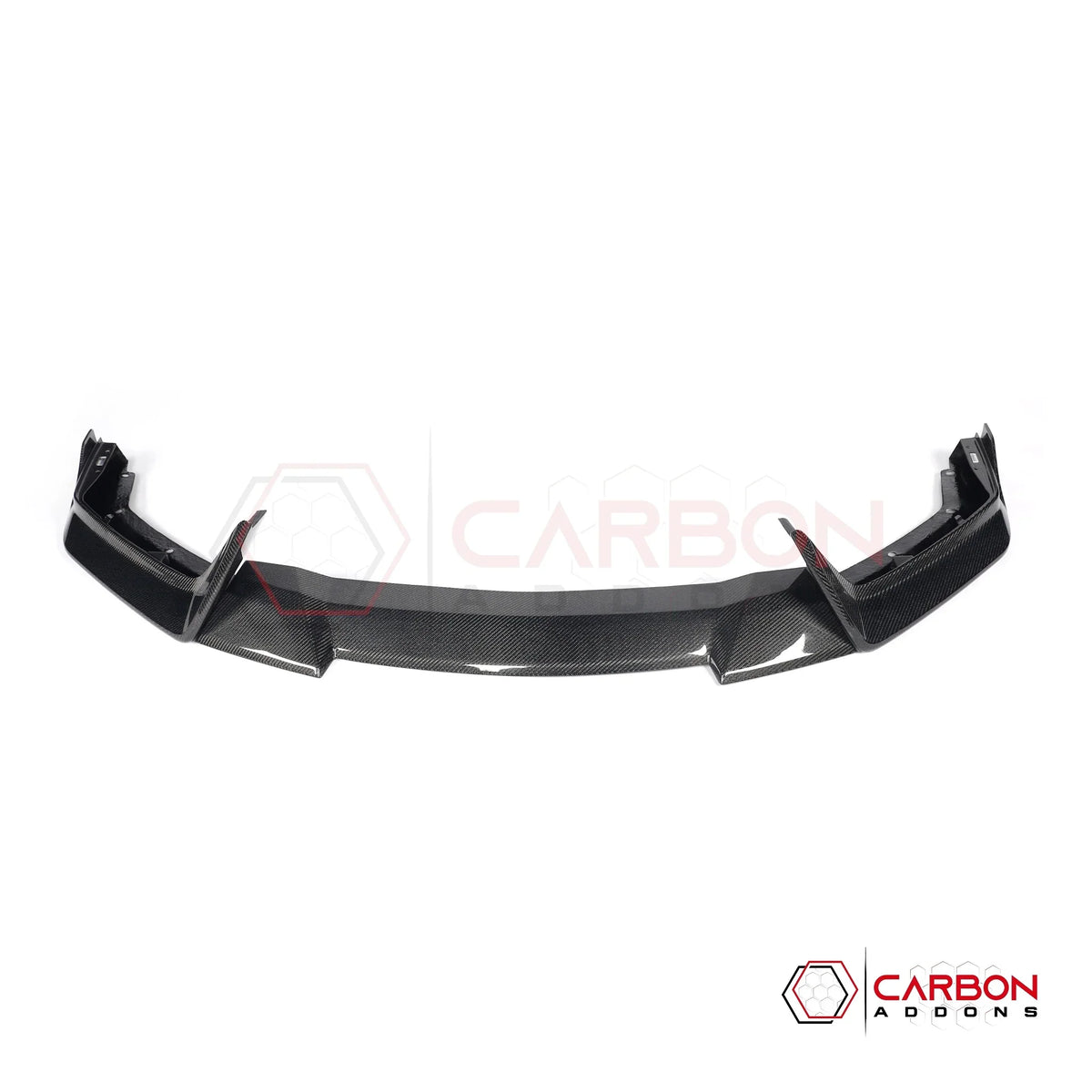 Real Carbon Fiber Front Lip Splitter for 2024+ Ford Mustang GT (3-Piece Set)