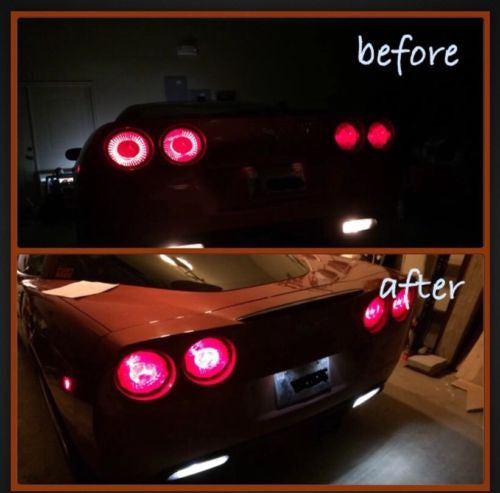 1997-2013 c5 & c6 Corvette License Plate Plug-N-Play Replacement White LED's