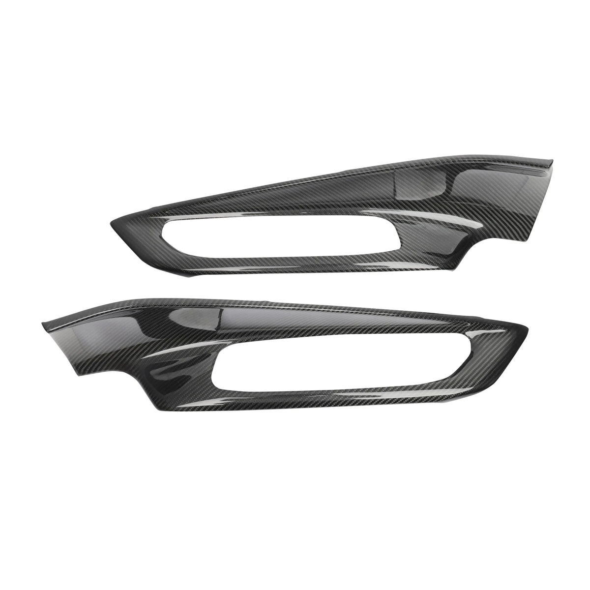 C8 Corvette Real Carbon Fiber Window Switch Outer Trim Panel Frame Covers | Interior Upgrade (2020–2025)