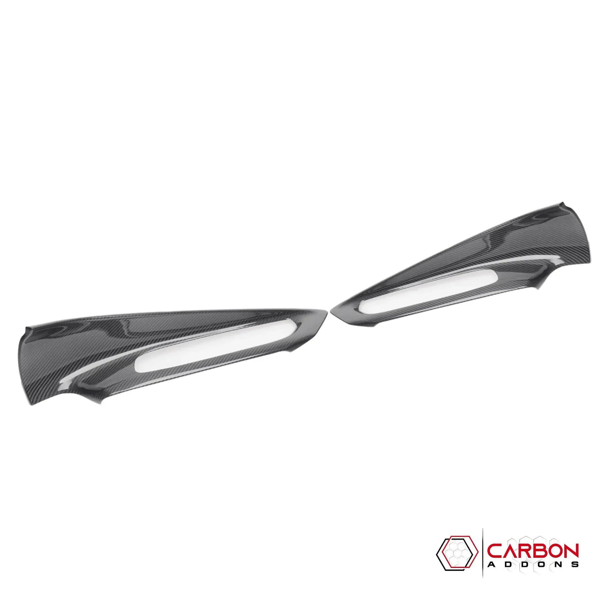 C8 Corvette Real Carbon Fiber Window Switch Outer Trim Panel Frame Covers | Interior Upgrade (2020–2025)
