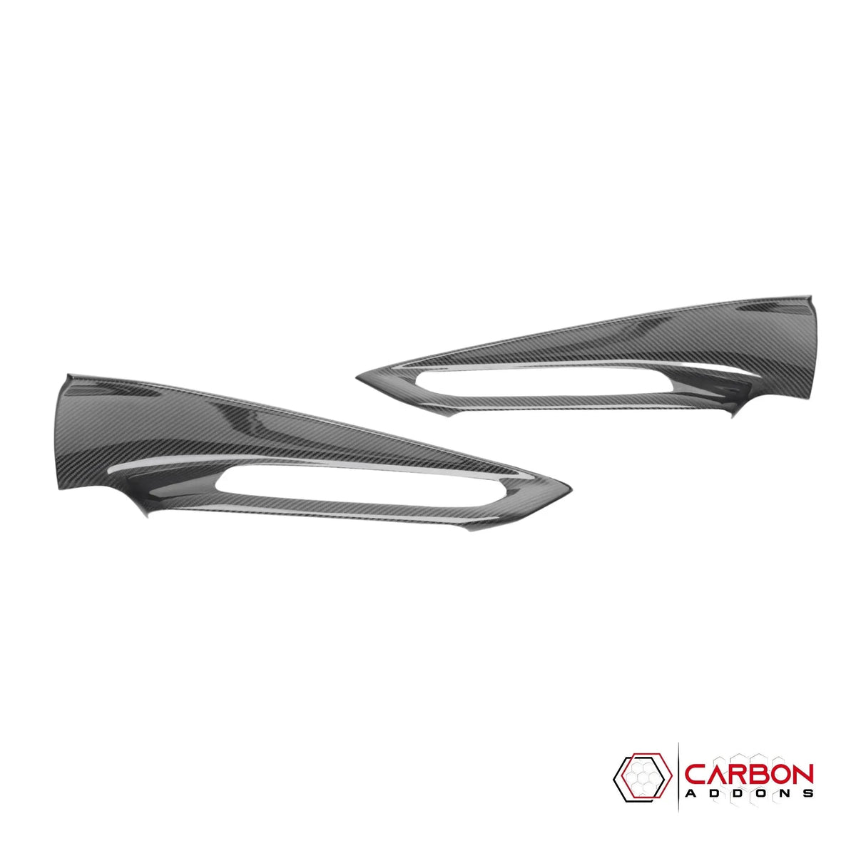C8 Corvette Real Carbon Fiber Window Switch Outer Trim Panel Frame Covers | Interior Upgrade (2020–2025)