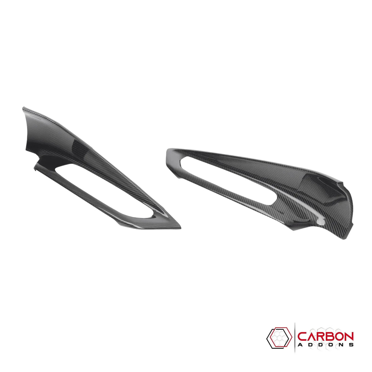 C8 Corvette Real Carbon Fiber Window Switch Outer Trim Panel Frame Covers | Interior Upgrade (2020–2025)