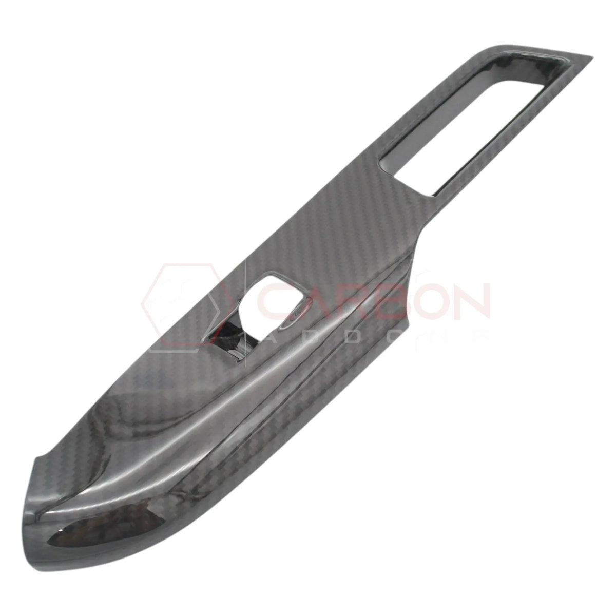 Real Carbon Fiber Window Switch Control Trim Covers V2 for 2024+ Ford Mustang