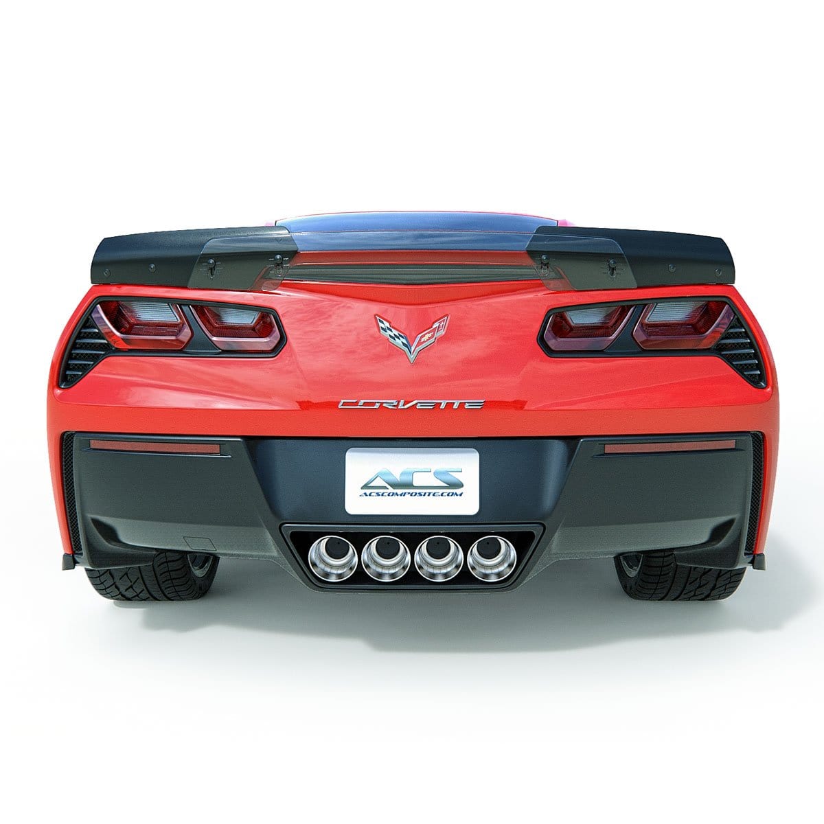 C7 Stingray - Z06 S2 Spoiler Wickers
