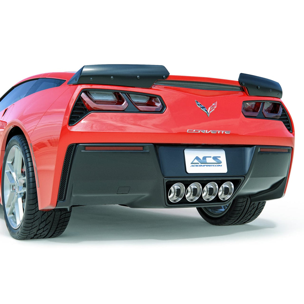 C7 Stingray - Z06 S2 Spoiler Wickers