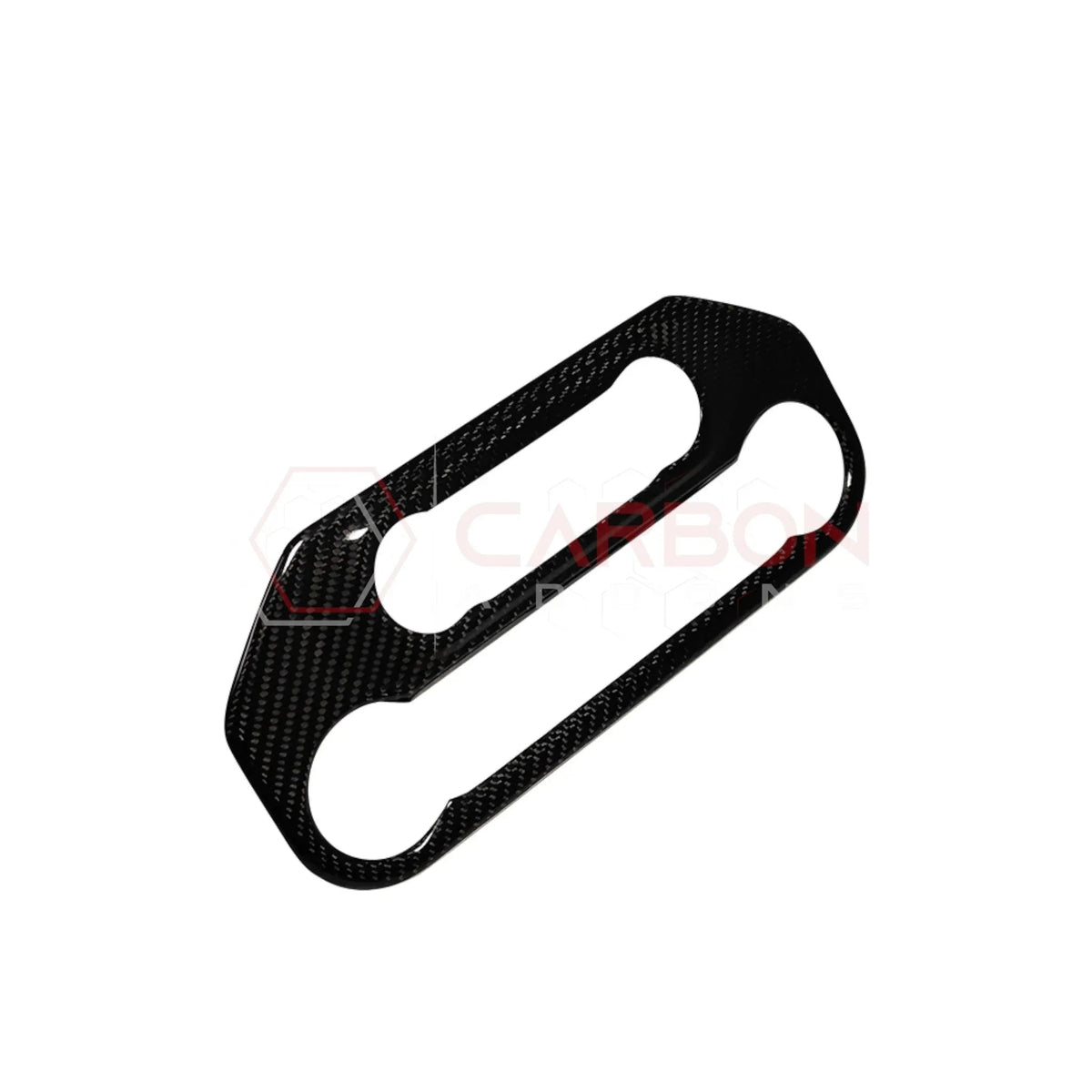 Real Carbon Fiber Radio & AC Control Panel Cover For 2021+ Ford Bronco
