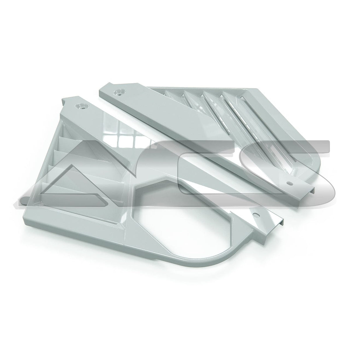 C8 Coupe Louvered Engine Panels