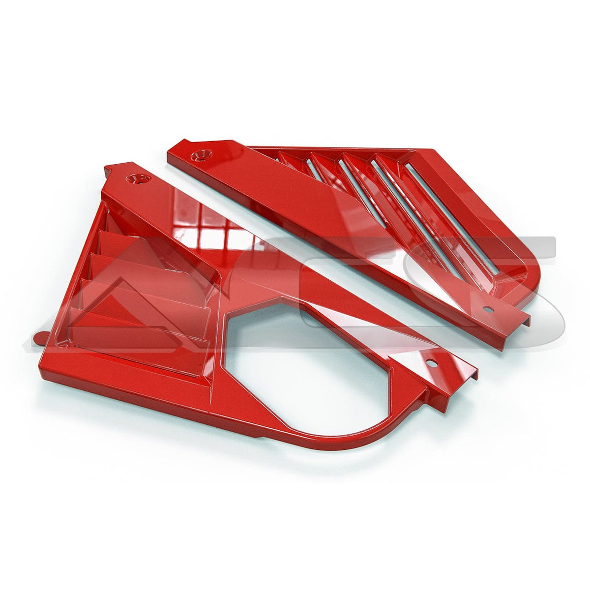 C8 Coupe Louvered Engine Panels