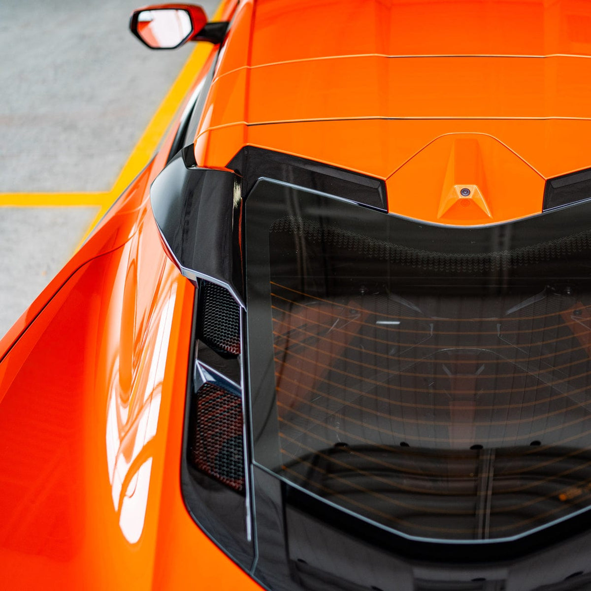 C8 Coupe Rear Intake Ports