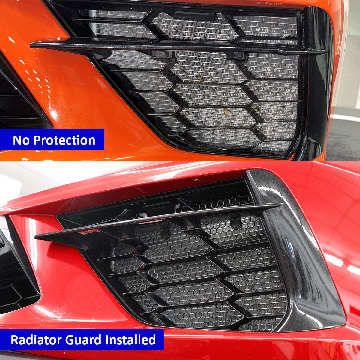 C8 Radiator Guards