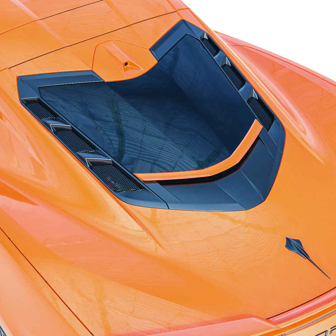 C8 Coupe Rear Window Spoiler