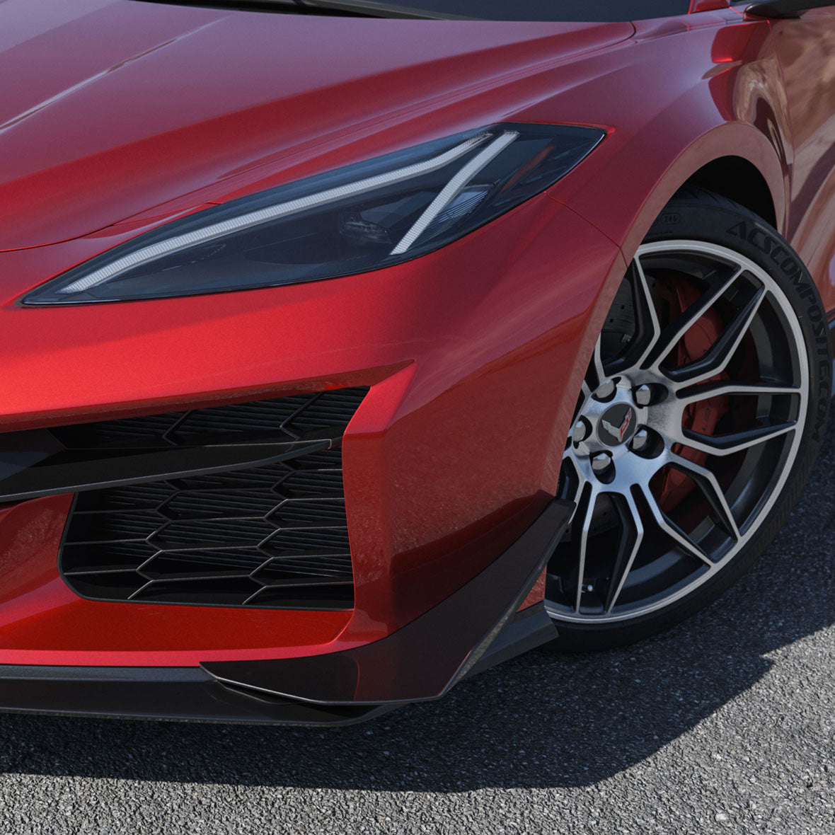 C8 ZR1 Z06 GS E-Ray Canards