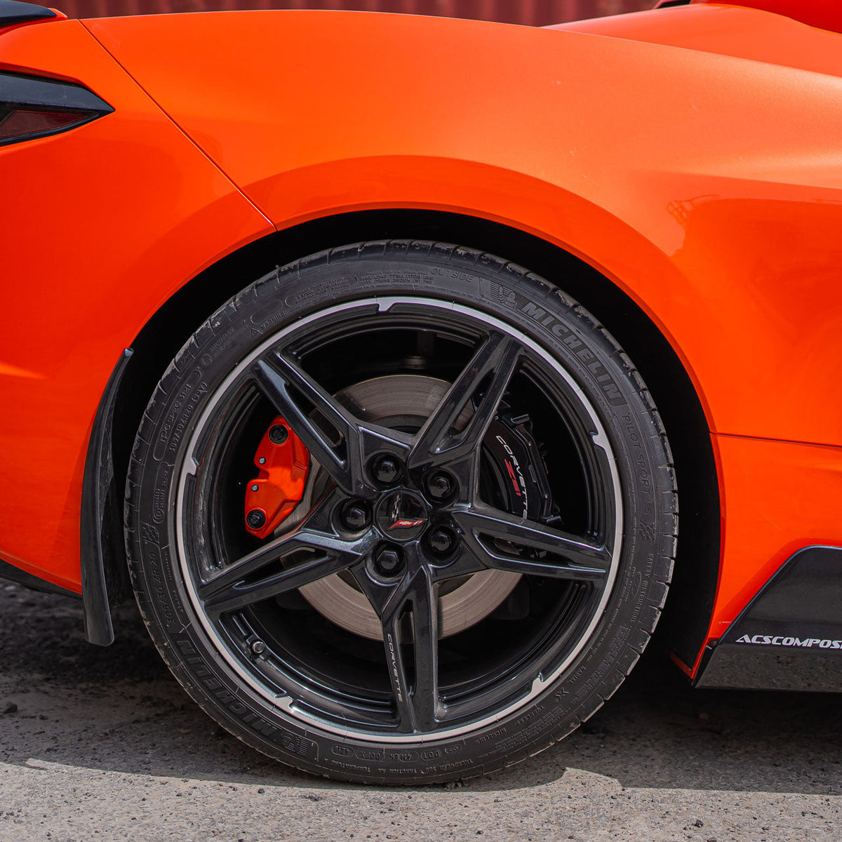C8 Stingray E-Brake Caliper Cover