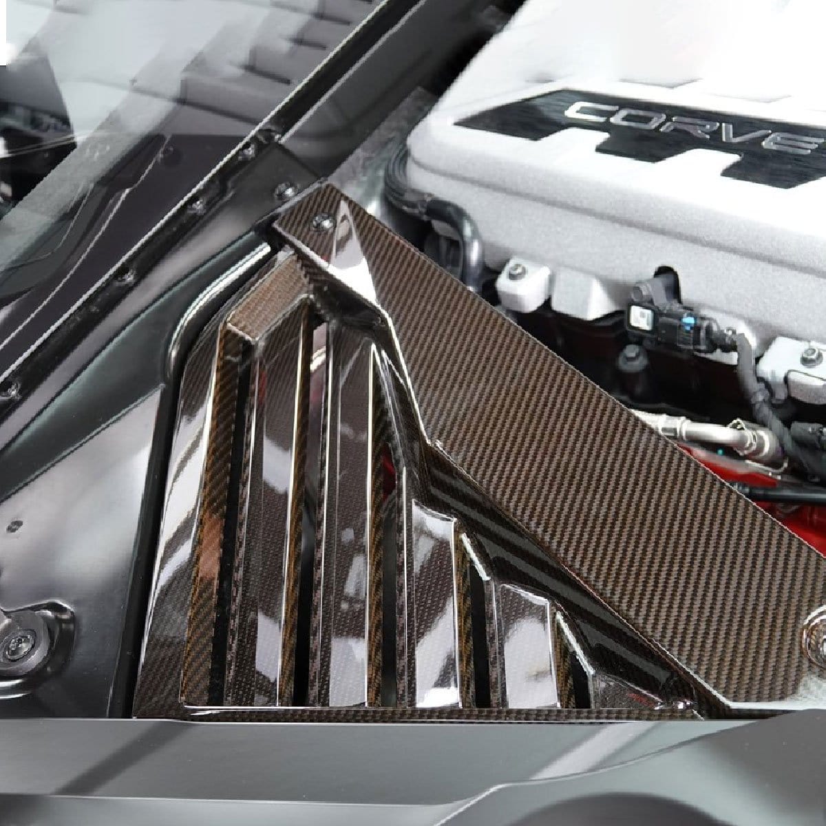 C8 Carbon Fiber Engine Appearance Pack