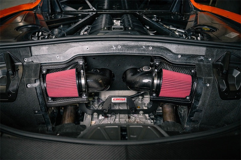 Corsa 23+ Chevy C8 Z06 Carbon Fiber Air Intake w/ DryTech Filter