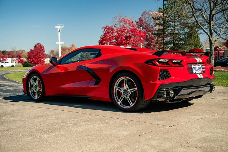 Corsa 20-25 Chevrolet Corvette C8 RWD 3in Xtreme Cat-Back Exhaust w/4.5in Carbon Fiber Polished Tips