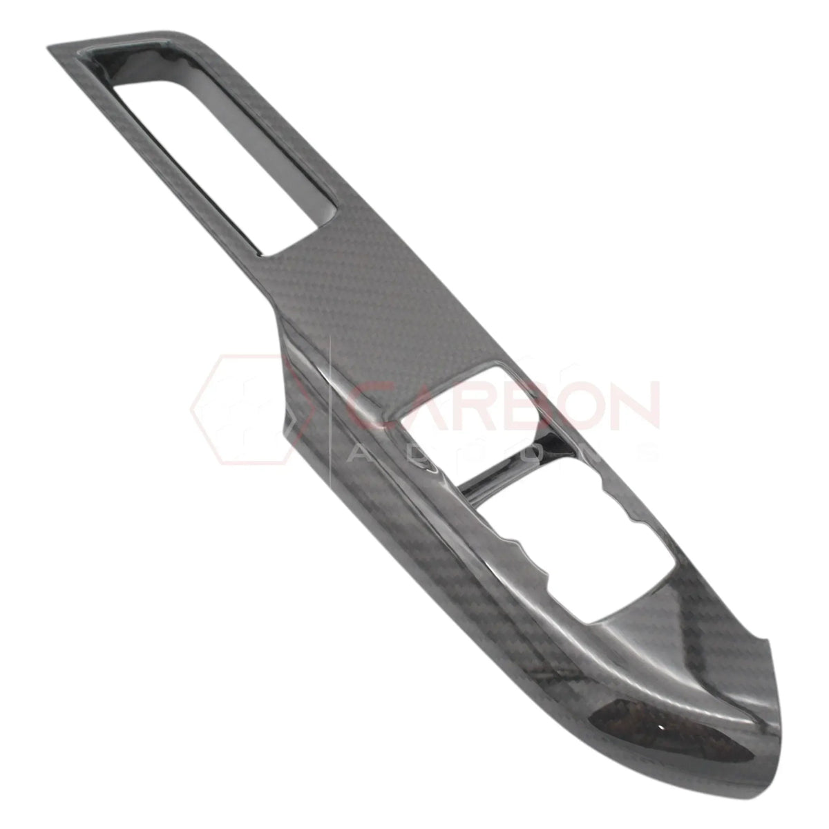Real Carbon Fiber Window Switch Control Trim Covers V2 for 2024+ Ford Mustang