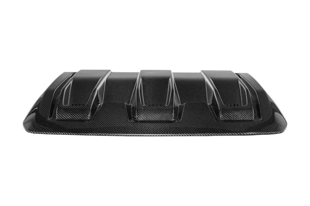 Factory Style Hood Vent Cover; Carbon Fiber (21-26 F-150 Raptor)