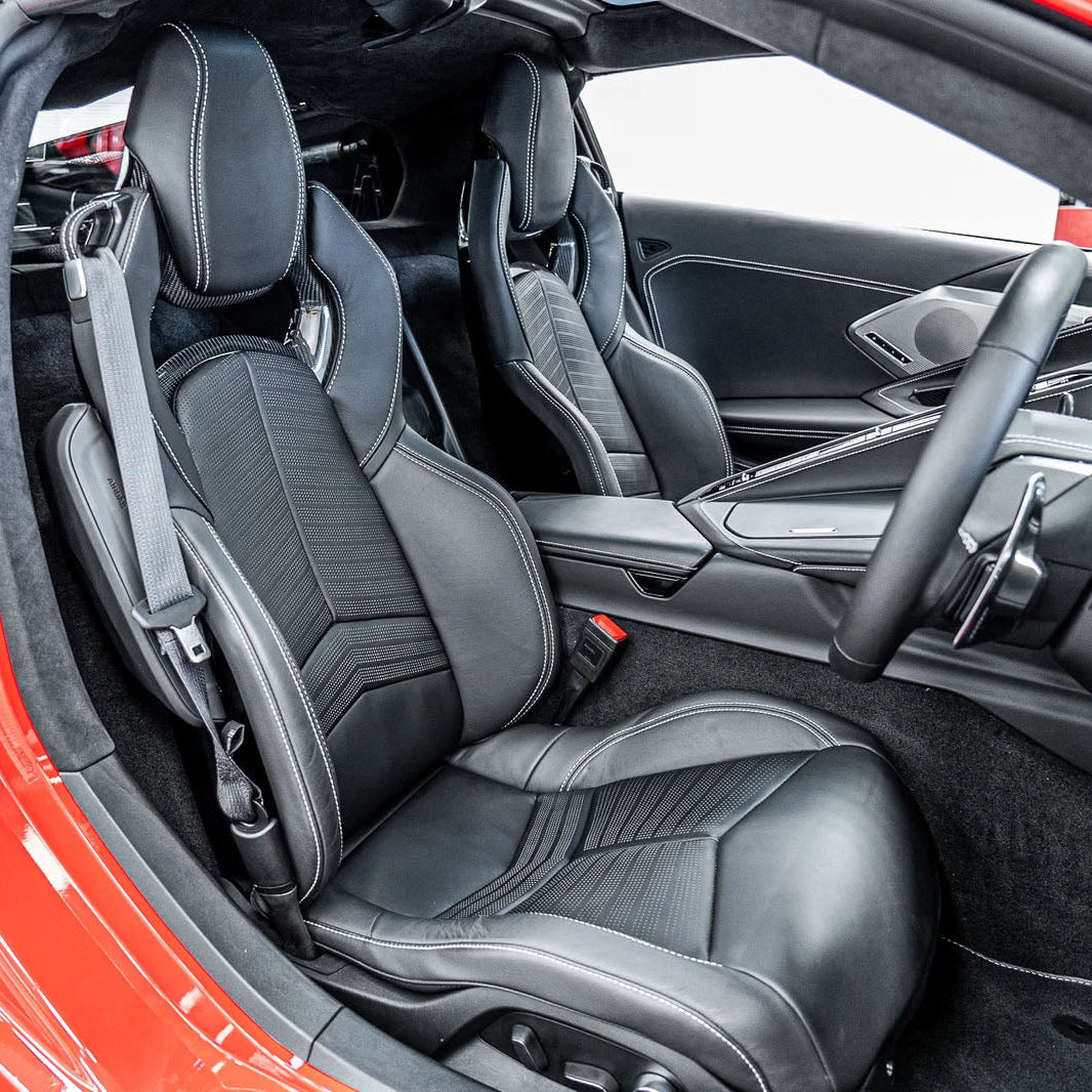 Corvette C8 Custom Leather GT2 Seat Cover