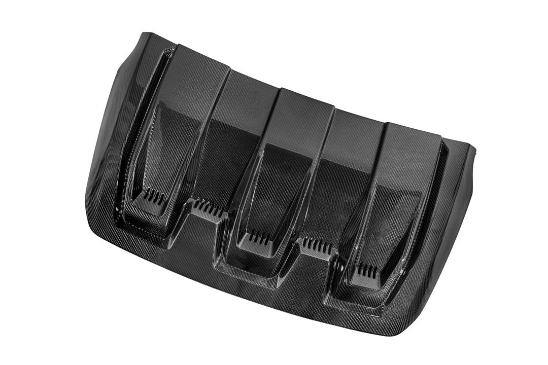 Factory Style Hood Vent Cover; Carbon Fiber (21-26 F-150 Raptor)