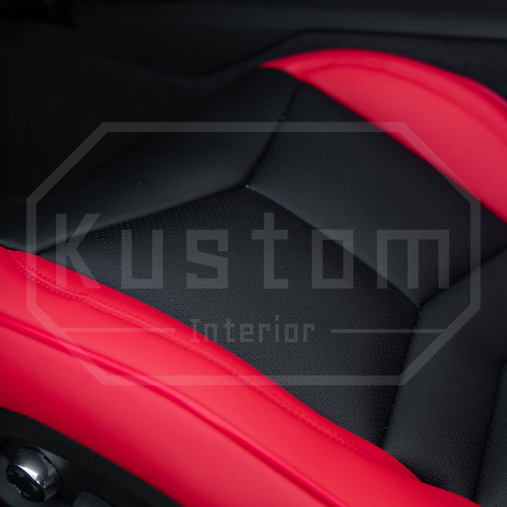 Corvette C8 GT1 Custom Leather Seat Cover Kit