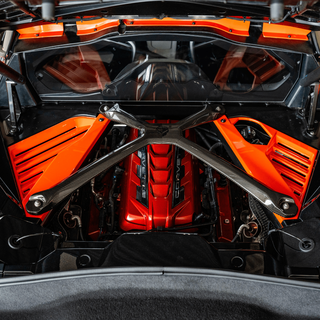 C8 Coupe Louvered Engine Panels