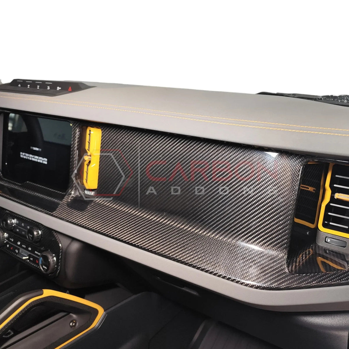 Real Carbon Fiber Dashboard Cover For 2021+ Ford Bronco