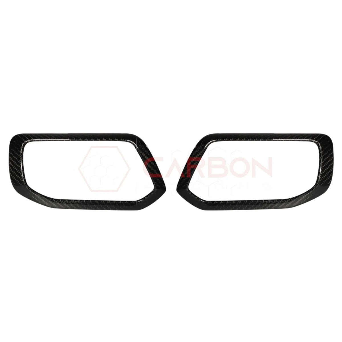 Real Carbon Fiber Interior Door Handle Trim Covers For 2021+ Ford Bronco