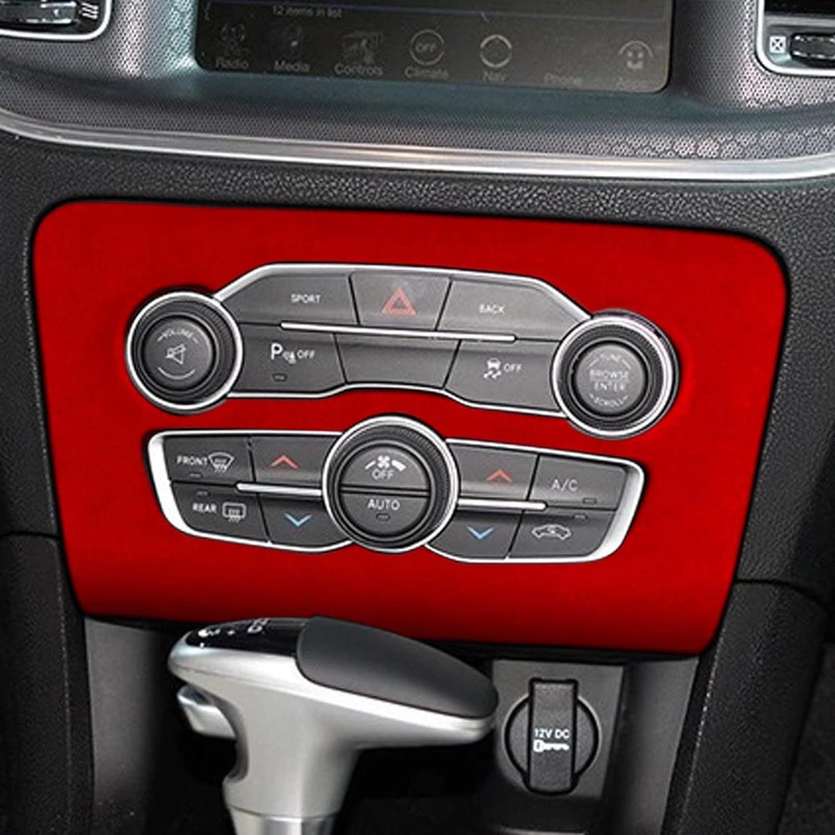 2015-23 Dodge Charger Central Control AC Panel Cover