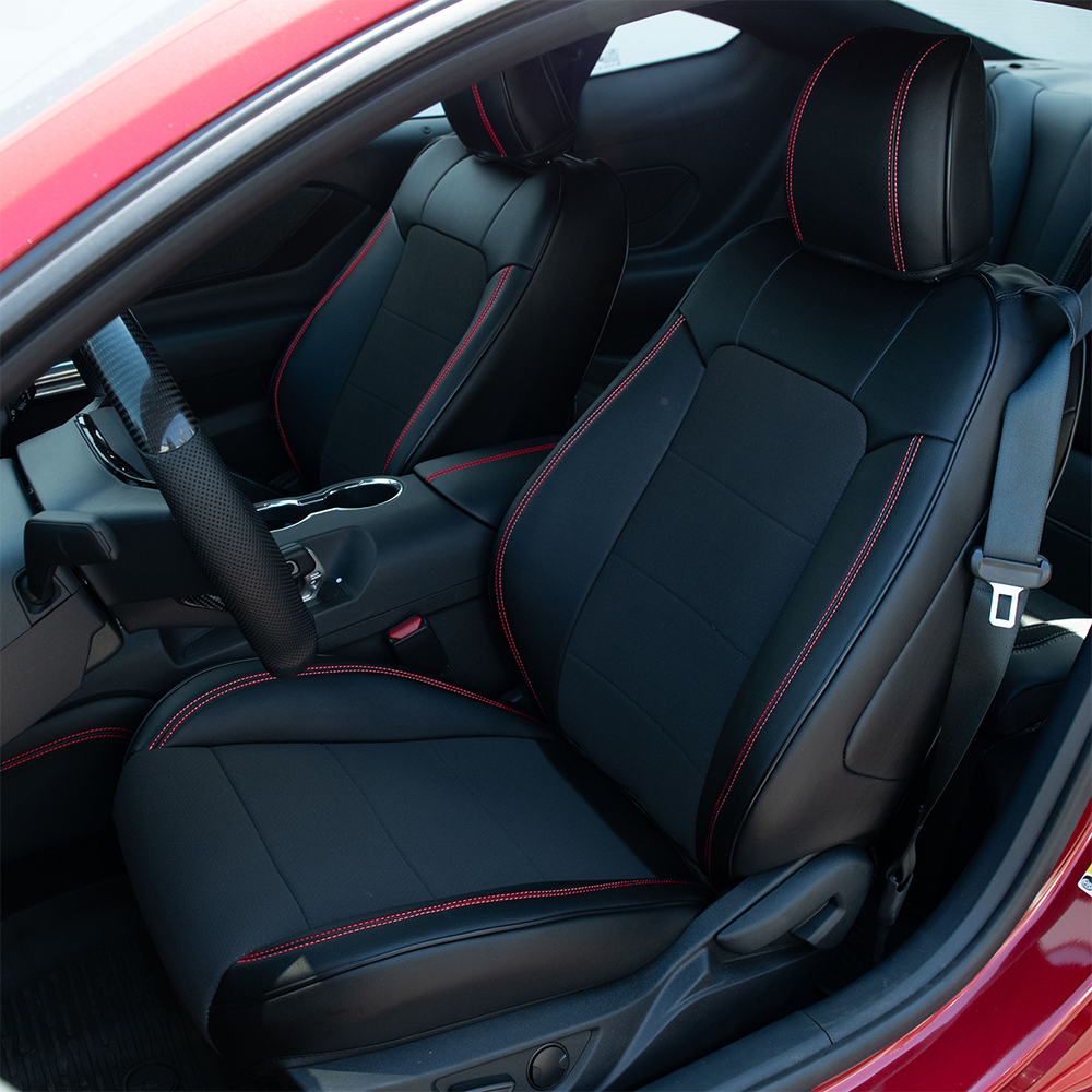 2015-23 Ford Mustang S550 Coupe Genuine Leather Seat Covers