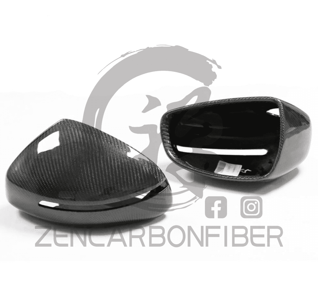 2007-2012 Audi R8 Carbon Fiber Mirror Caps Replacement