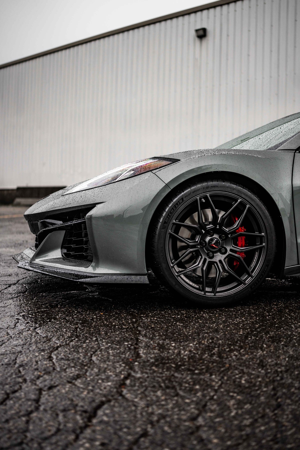 C8 Z06 Z07 GS E-Ray Front Splitter